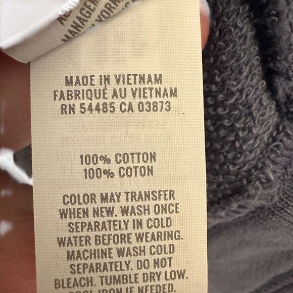 Aerie Blue Oversized Cotton Drawstring Hoodie Size S - Picture 3 of 8